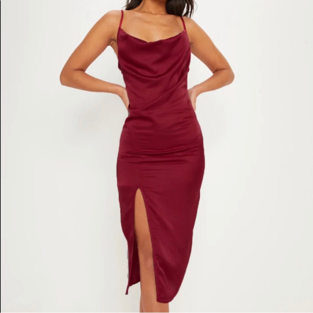 NWT cowl neck slip dress